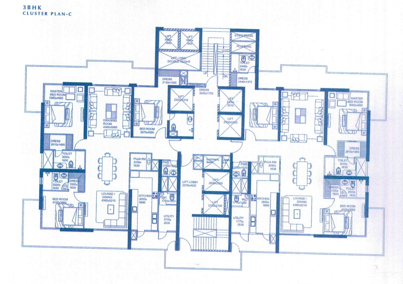 3 BHK Plan 2